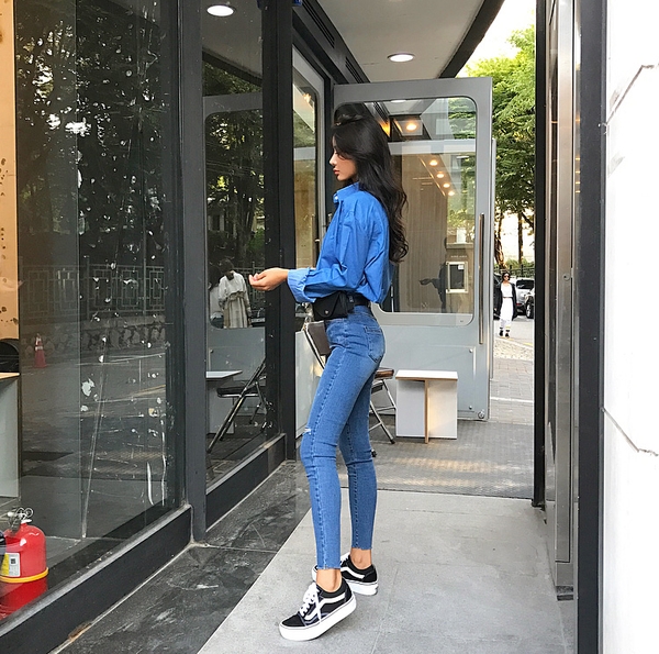 Women Jeans Pants Bikes Big Booty Denim Skinny Dai