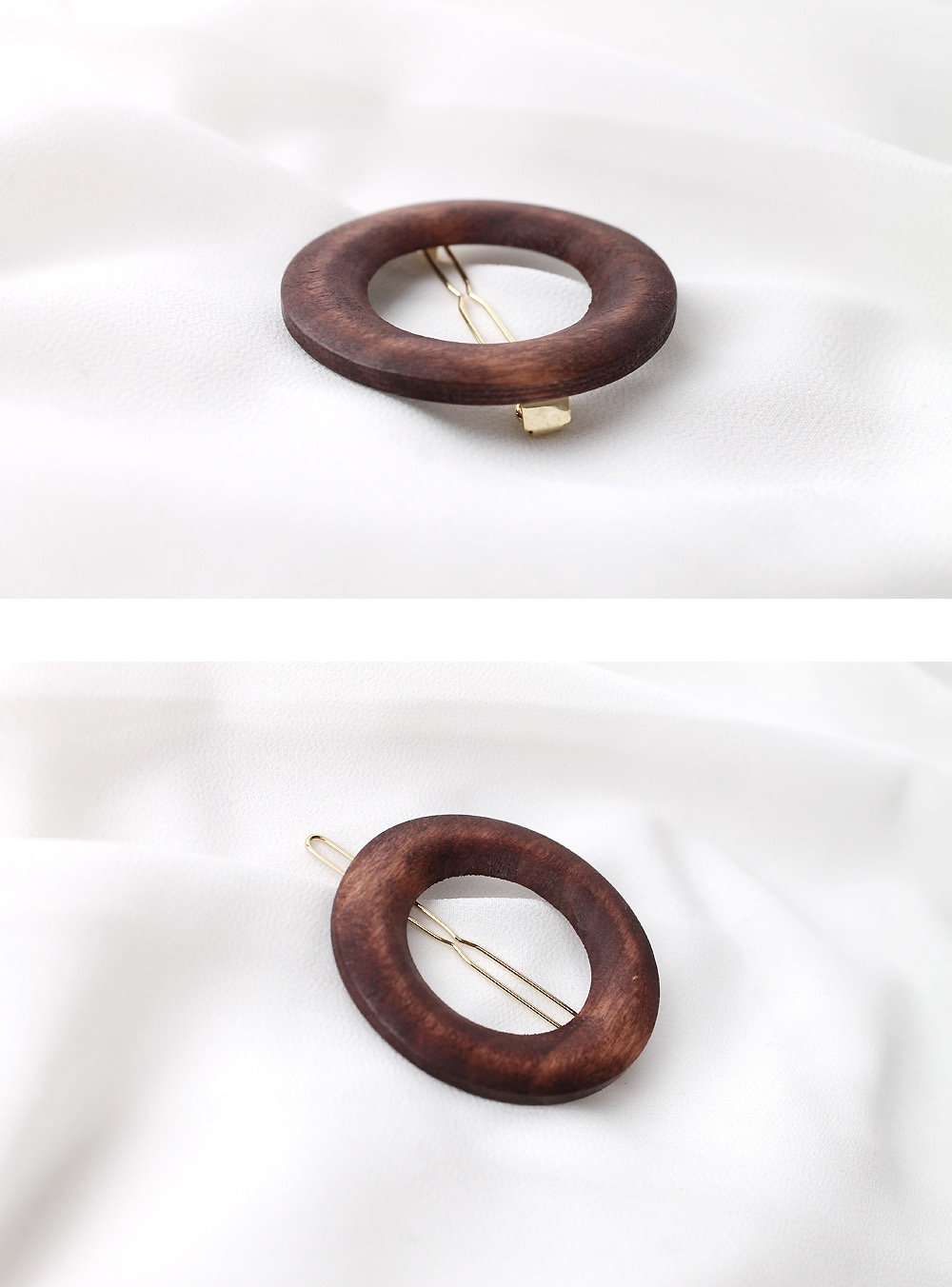 New Wood Ring Hairpin Autumn Daily Circle Pin Circ