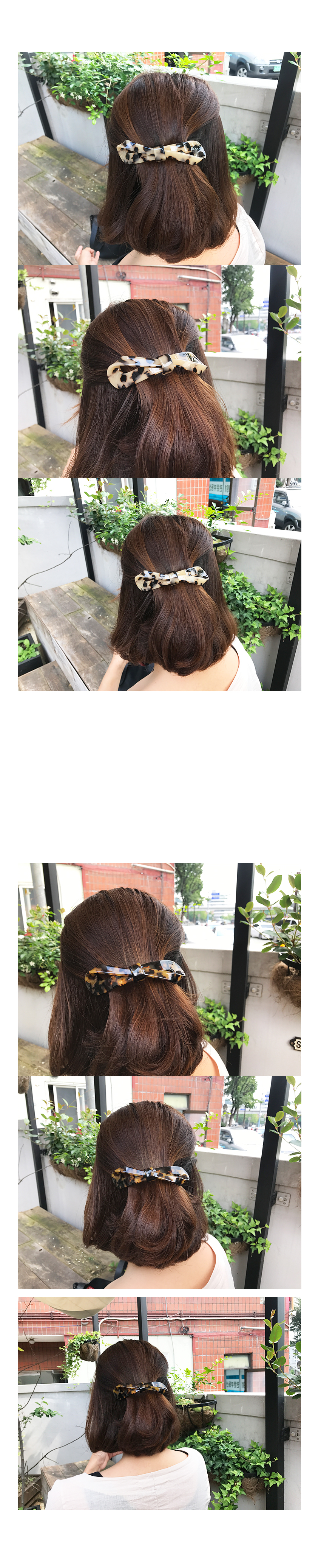 France Pinhole Ribbon Auto Pin 2color Celebrity Fa