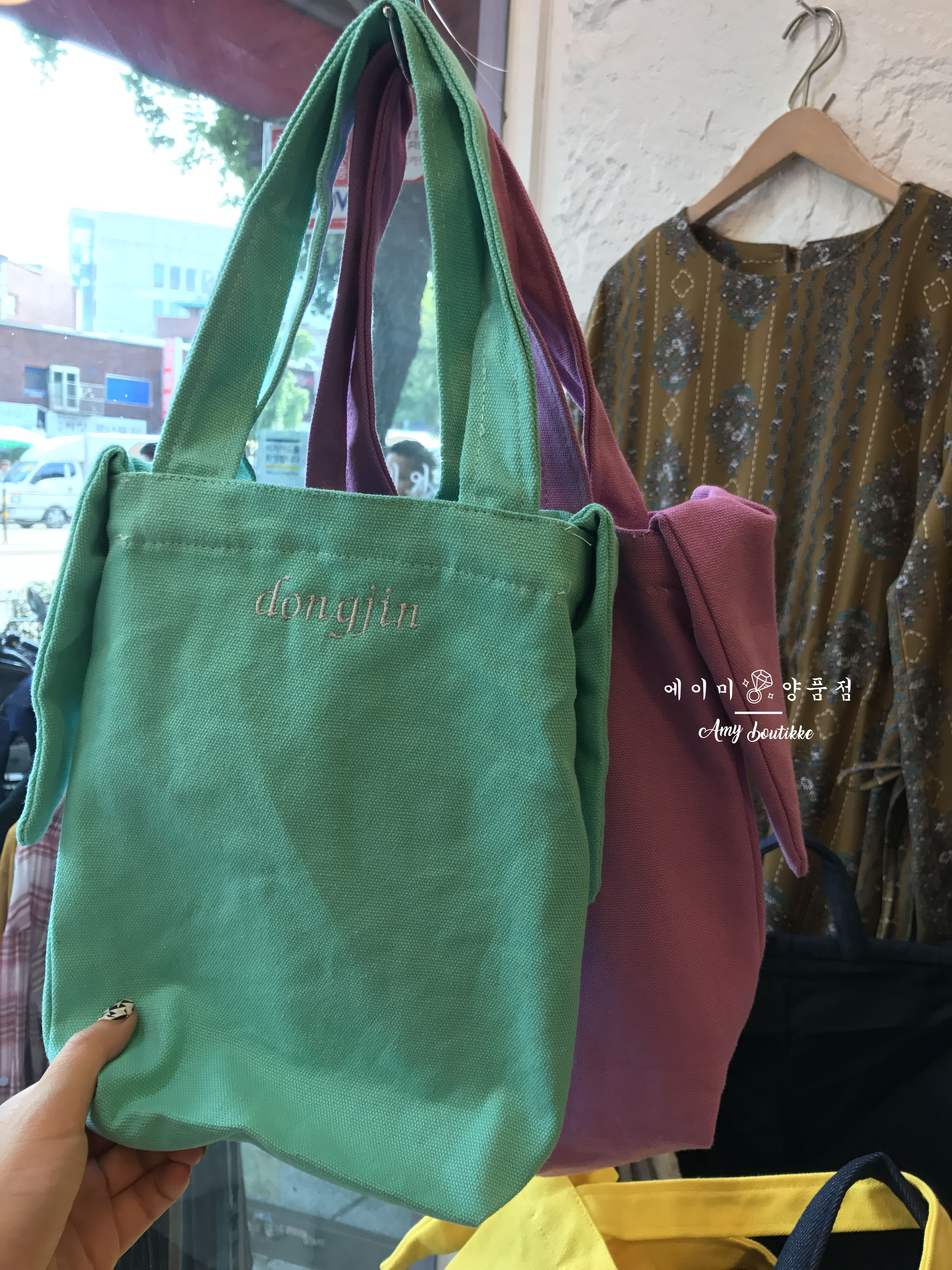 New Women's Bags Rabbit Initials Eco Back Cute 