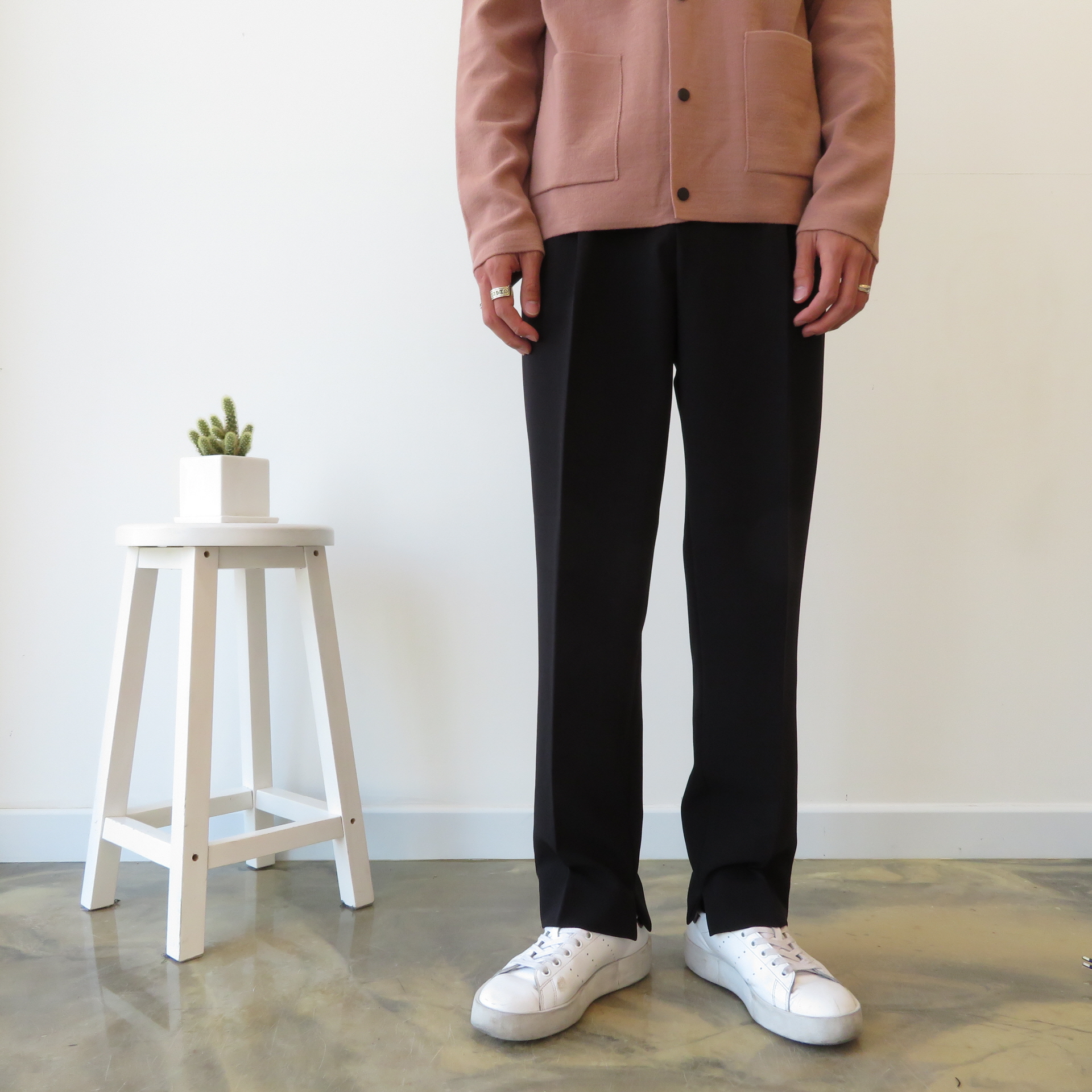 New Men's Pants Semi Wide Slacks Pants Men's