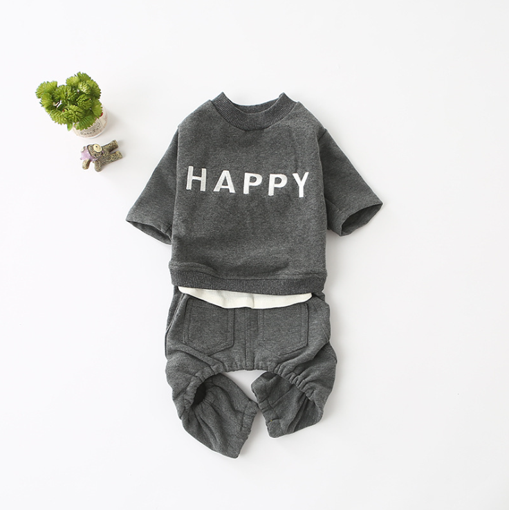 NEW DOG FASHION dog clothes HAPPY all-in-one fall 