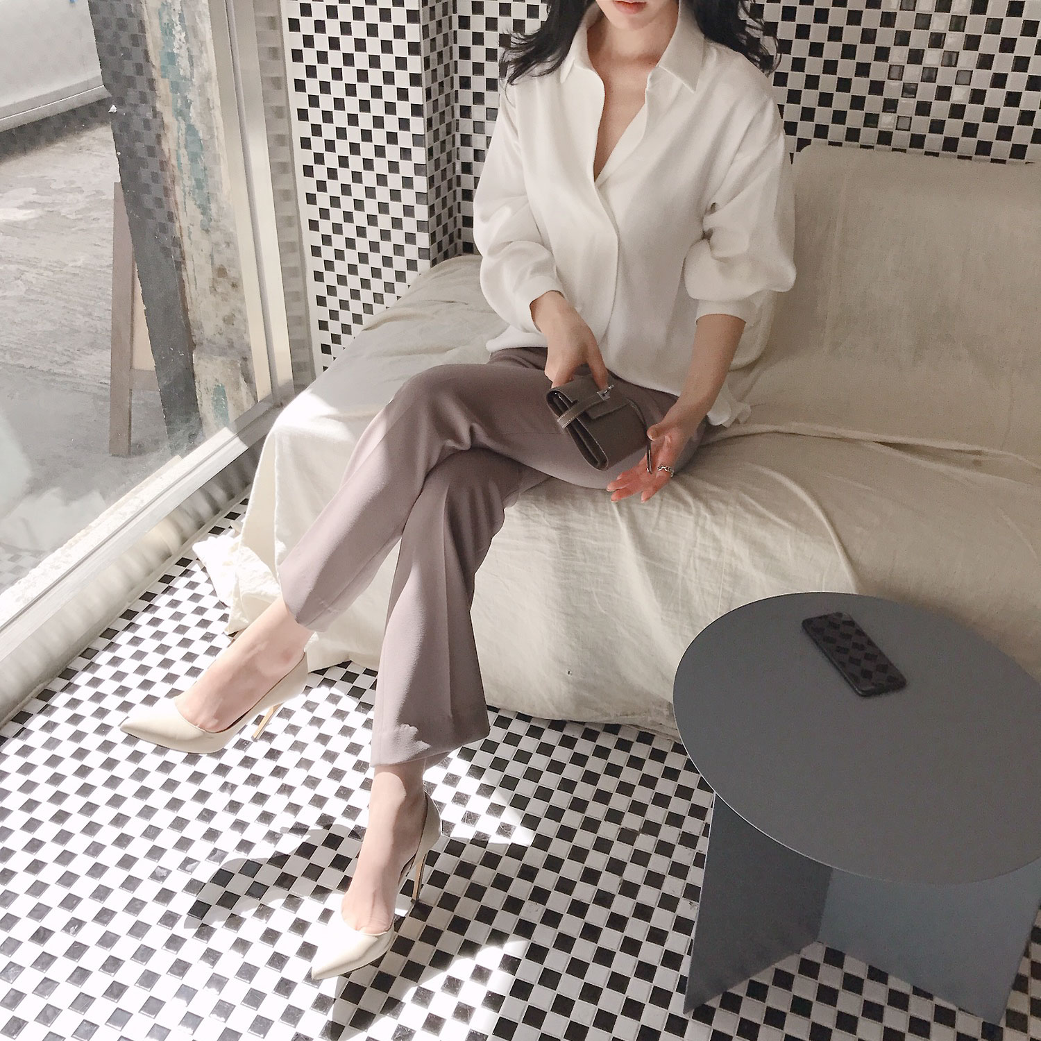 New Women's Pants on Toef Semi-Slacks Autumn Bo