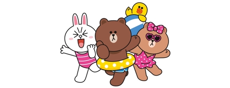 New LINE FRIENDS CLOTHES POUCH Monopoli travel goo