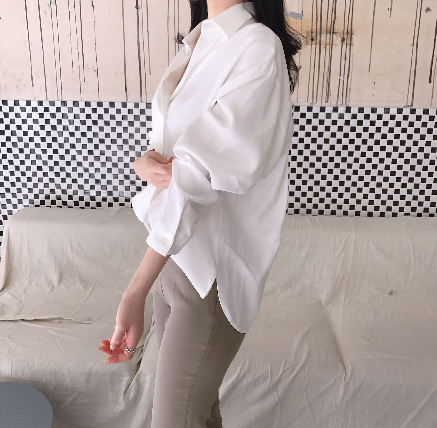 New Women's Pants on Toef Semi-Slacks Autumn Bo