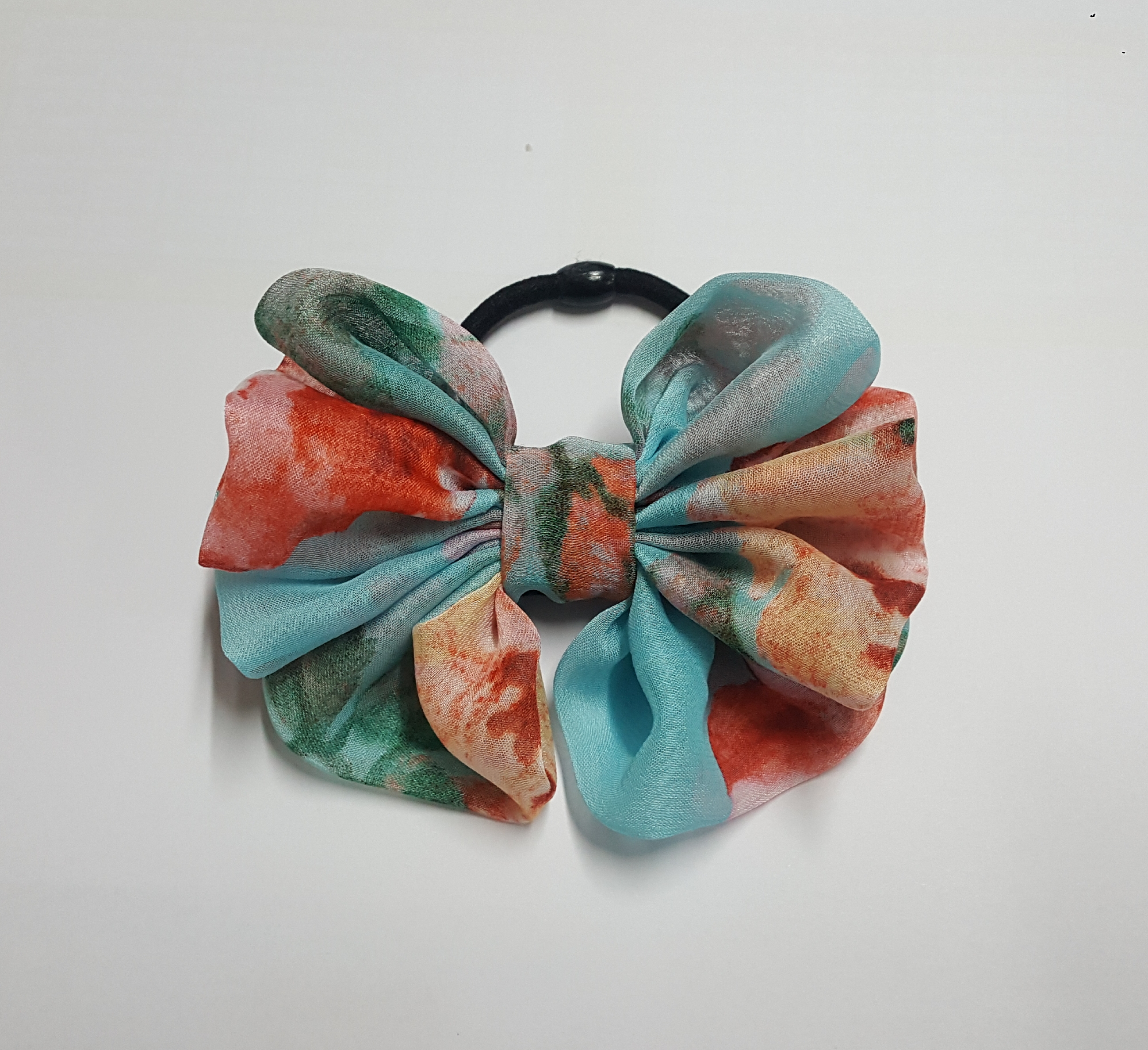 Ribbon pin wrinkle chiffon hairpin 3color cute pin