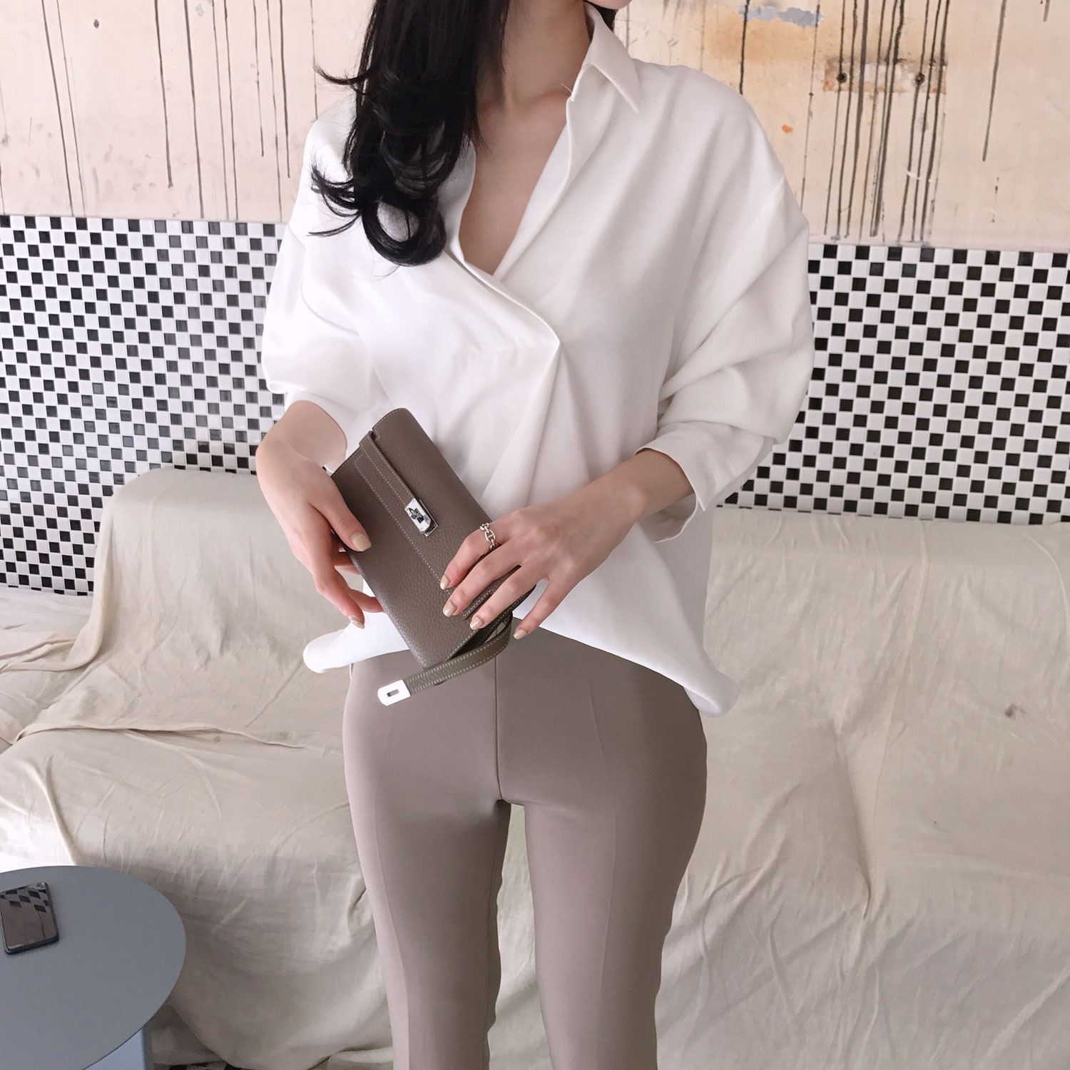 New Women's Pants on Toef Semi-Slacks Autumn Bo