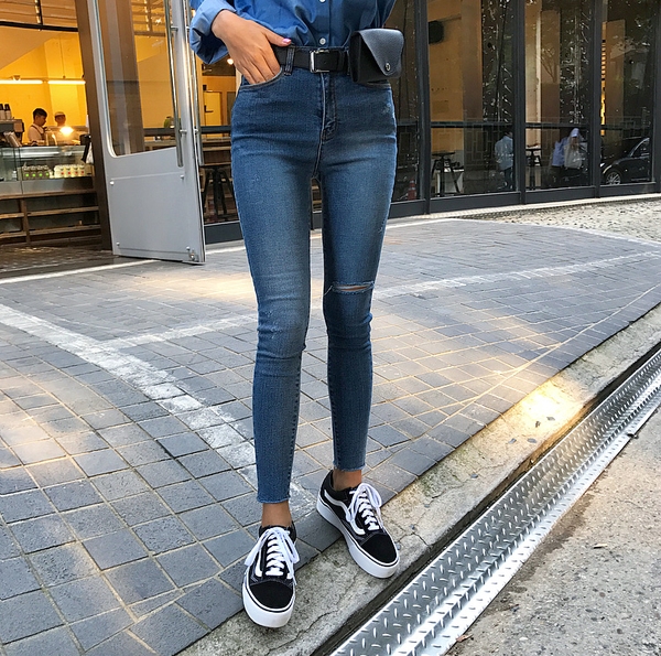 Women Jeans Pants Bikes Big Booty Denim Skinny Dai