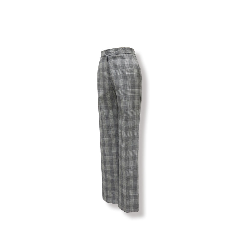 New Women's Pants Check Suit Slacks Modern &amp