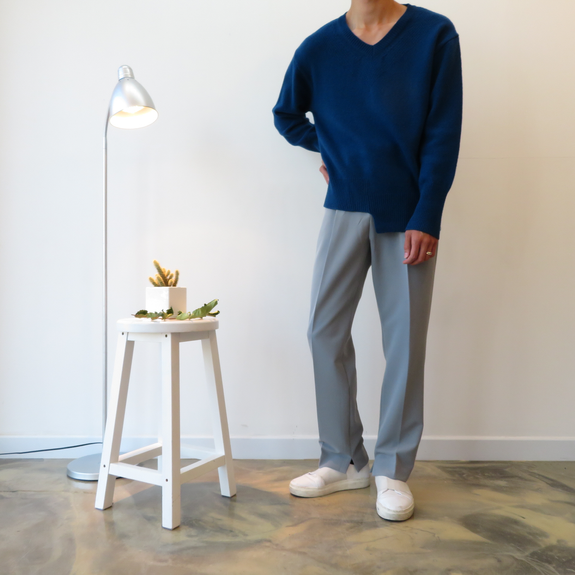 New Men's Pants Semi Wide Slacks Pants Men's