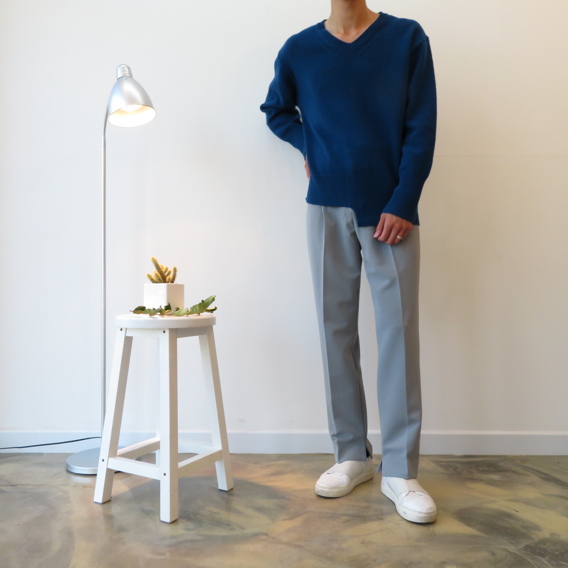 New Men's Pants Semi Wide Slacks Pants Men's