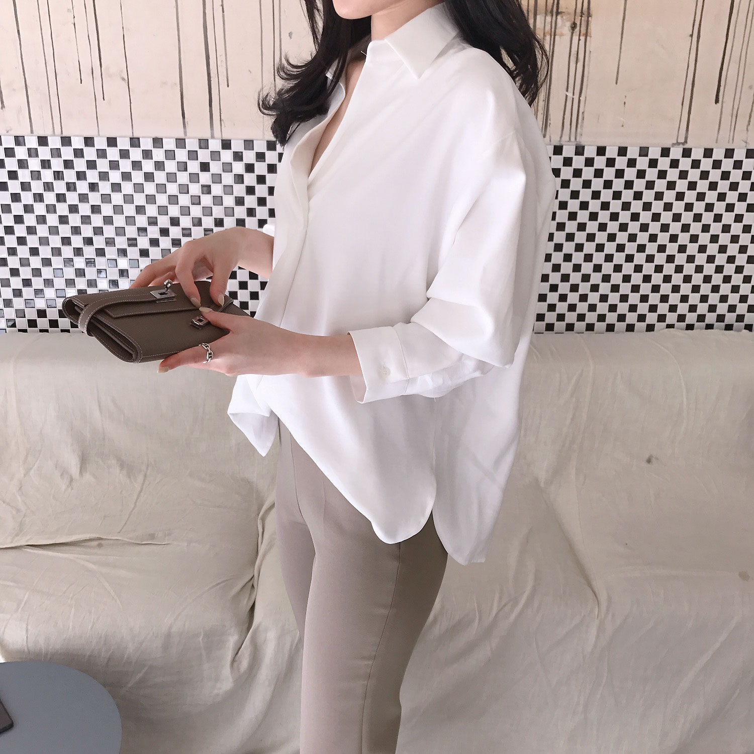 New Women's Pants on Toef Semi-Slacks Autumn Bo