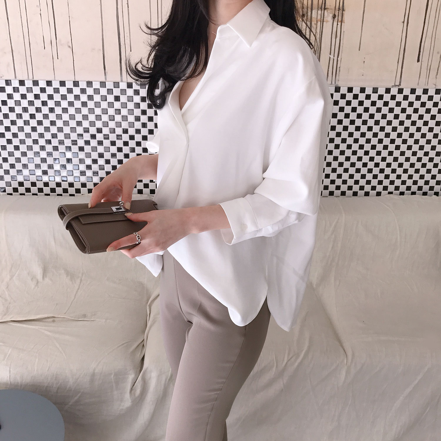 New Women's Pants on Toef Semi-Slacks Autumn Bo