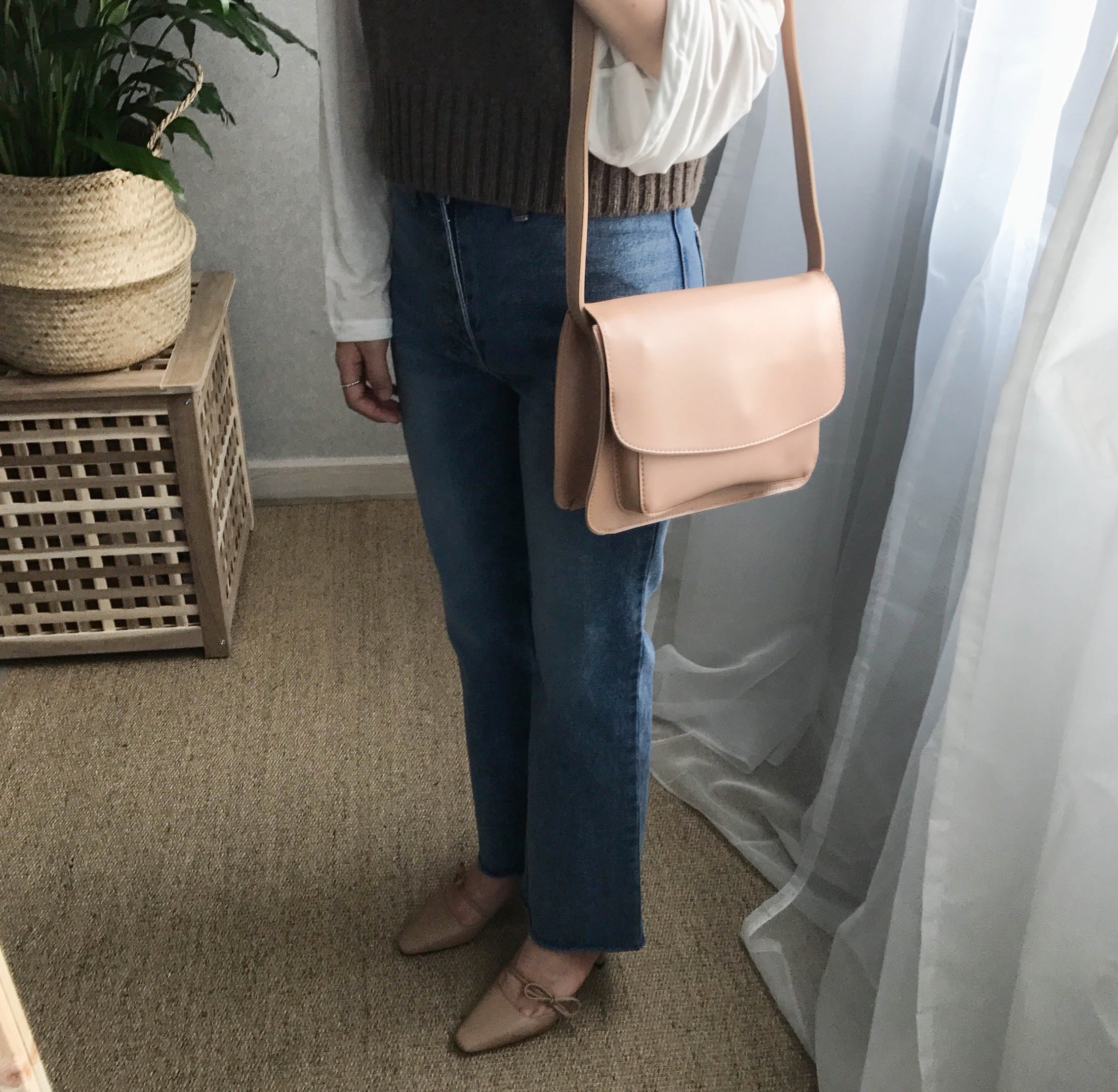 New Square Mini Cross Bag and Clutch Bag Combined 