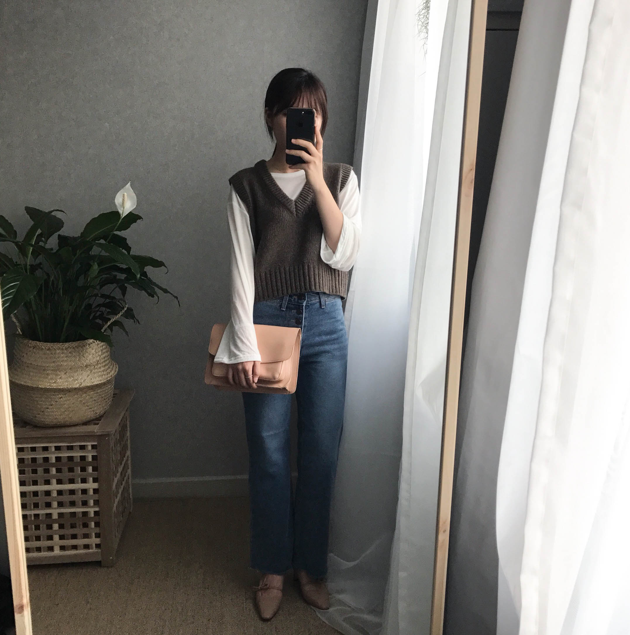 New Square Mini Cross Bag and Clutch Bag Combined 