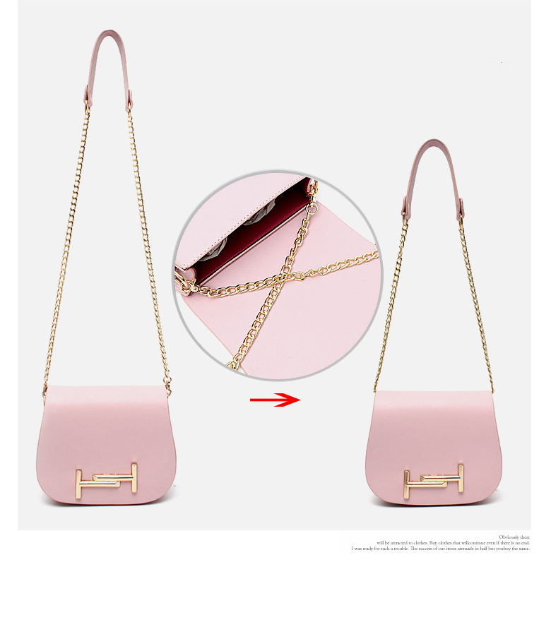 New sr4306_ Gold Fit Chain Strap Mini Cross Backpa