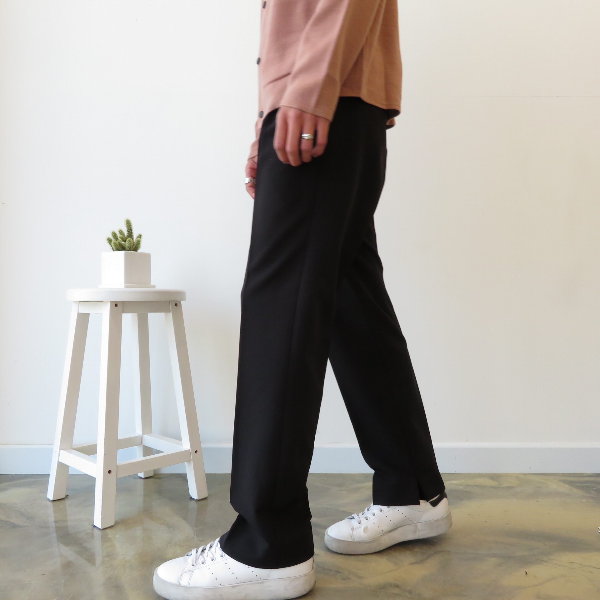 New Men's Pants Semi Wide Slacks Pants Men's