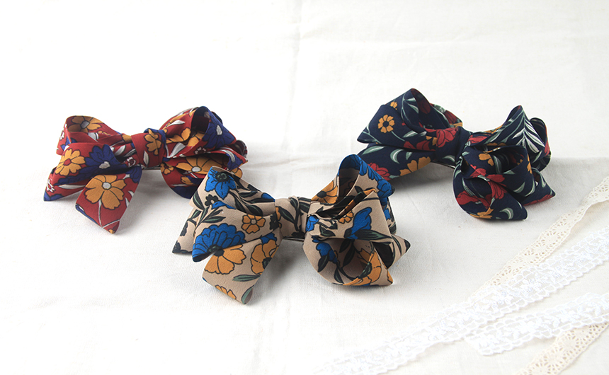 Handmade Ribbon Pin Flower Hopi 2-Pack 1 Sensual A