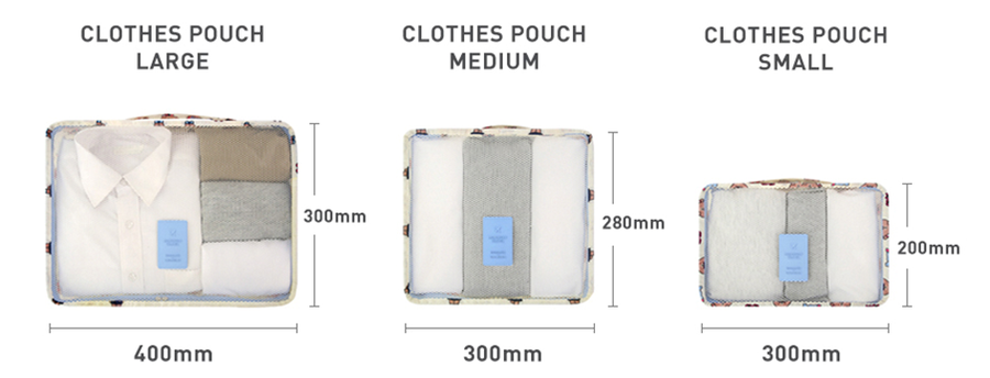 New LINE FRIENDS CLOTHES POUCH Monopoli travel goo