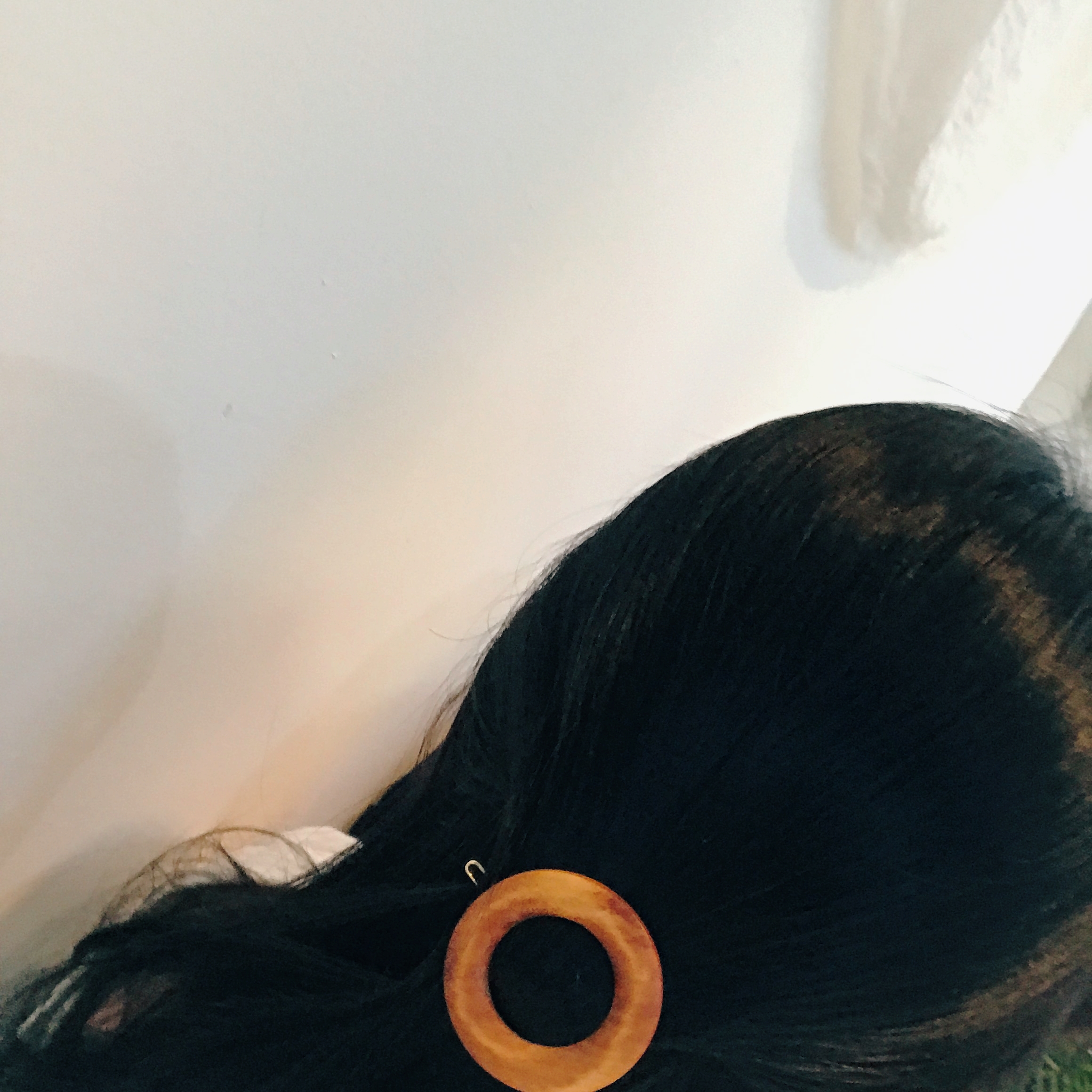 New Wood Ring Hairpin Autumn Daily Circle Pin Circ