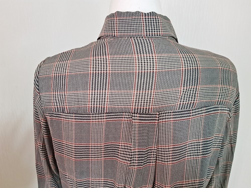 Women Blouses FREE SHIPPING Rayon Check Blouse 100