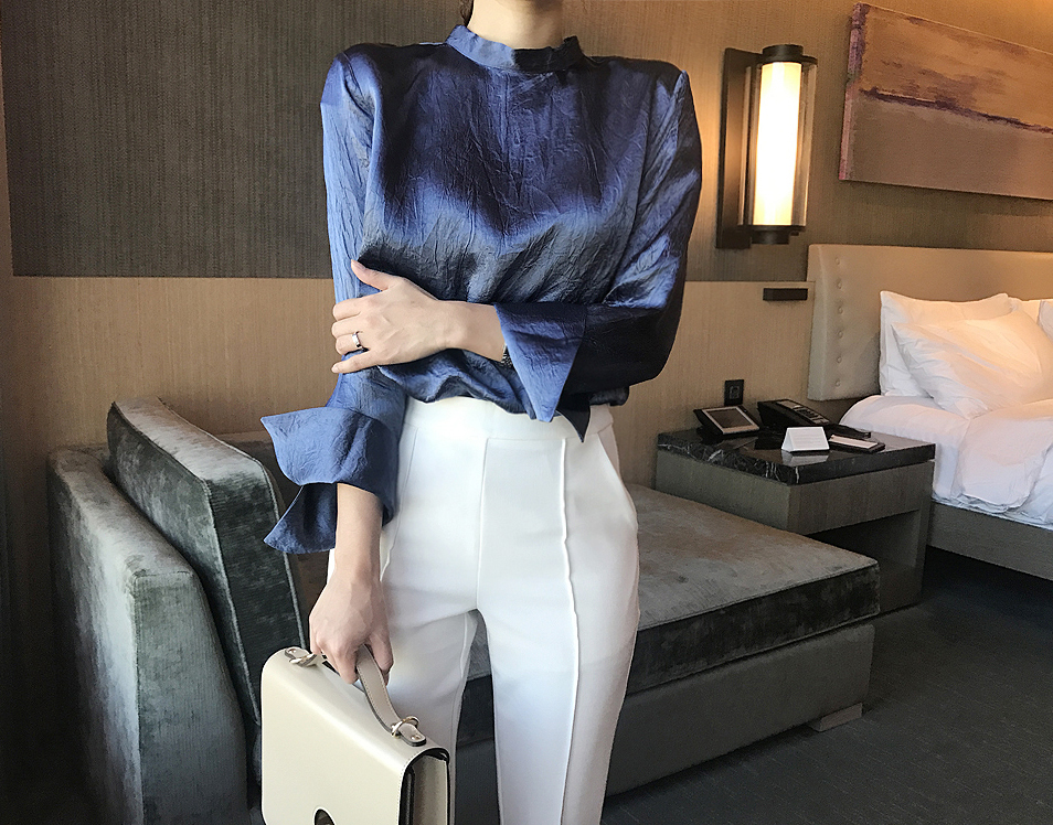 Fashionable Blouse Women's Shirts Wedding Fashi