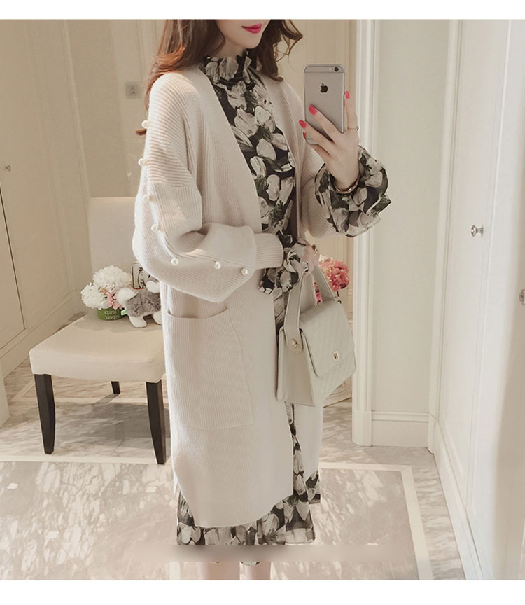 New Women Dress Flower Chiffon Long Dress Green Pi