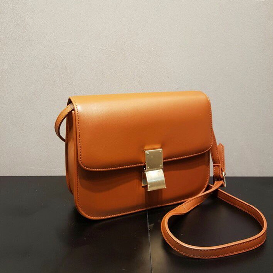 New Modern Lynne Leather Classic Box Shoulder Cros