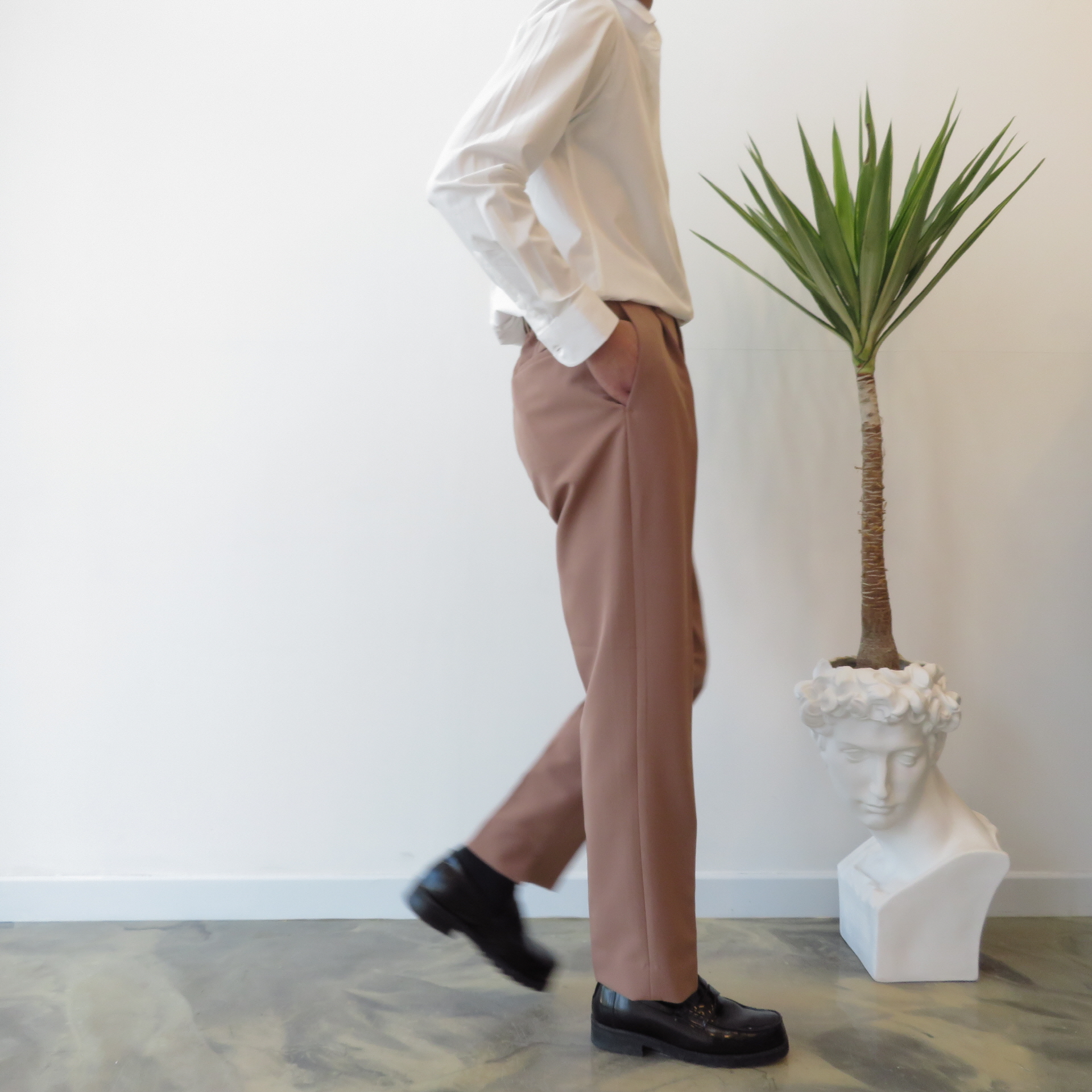 New Men's Pants Semi Wide Slacks Pants Men's