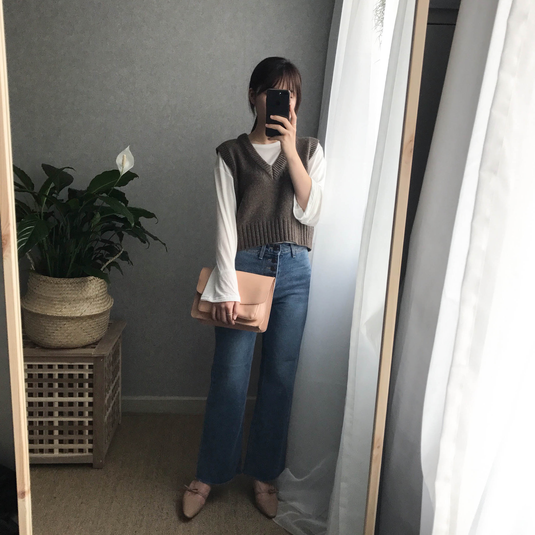 New Square Mini Cross Bag and Clutch Bag Combined 