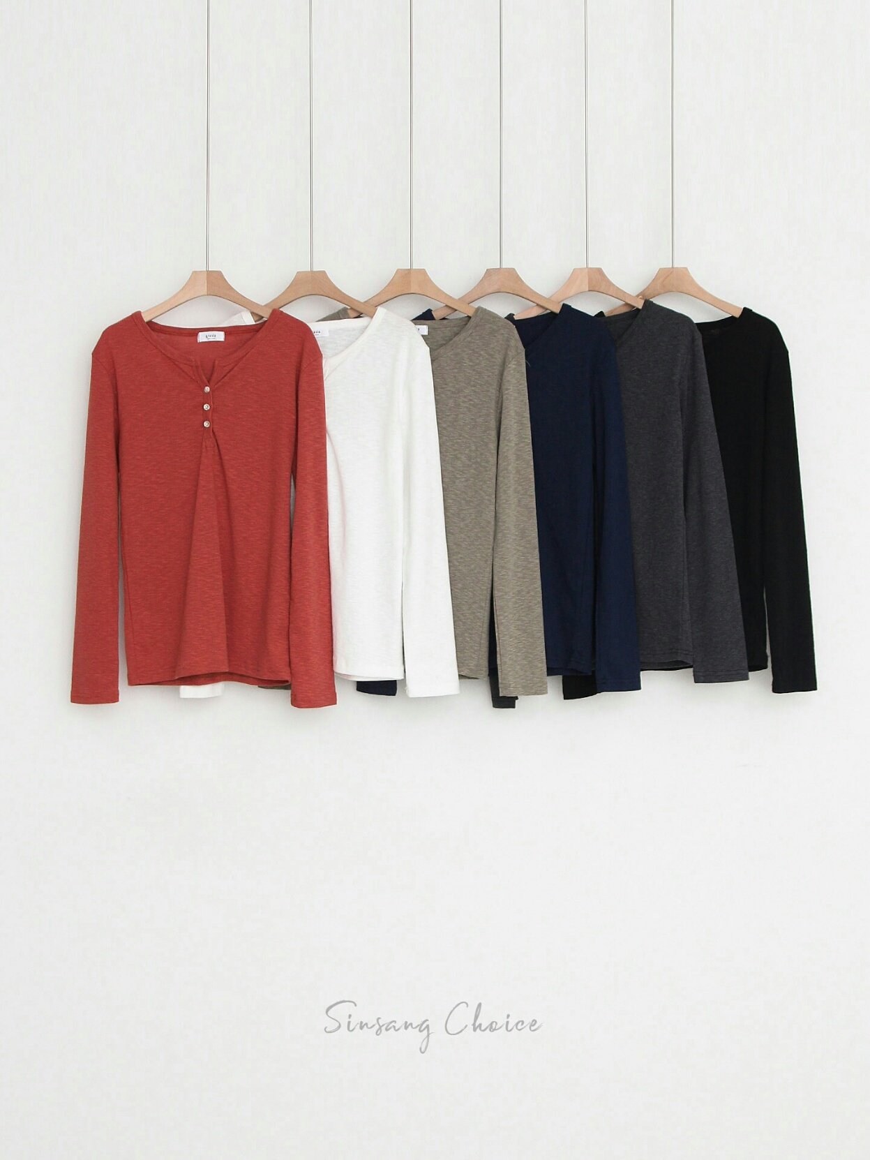Slim Slab Women's T-shirt Fall Women Button Dai