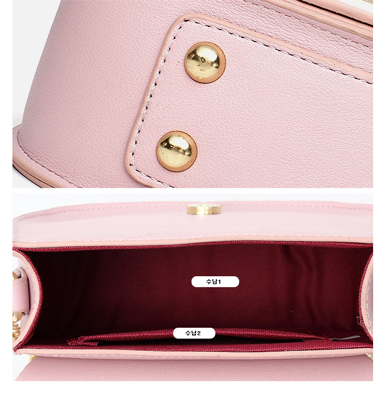 New sr4306_ Gold Fit Chain Strap Mini Cross Backpa