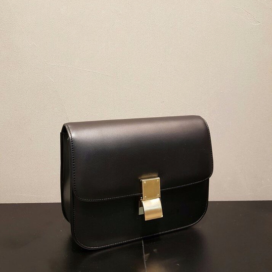 New Modern Lynne Leather Classic Box Shoulder Cros