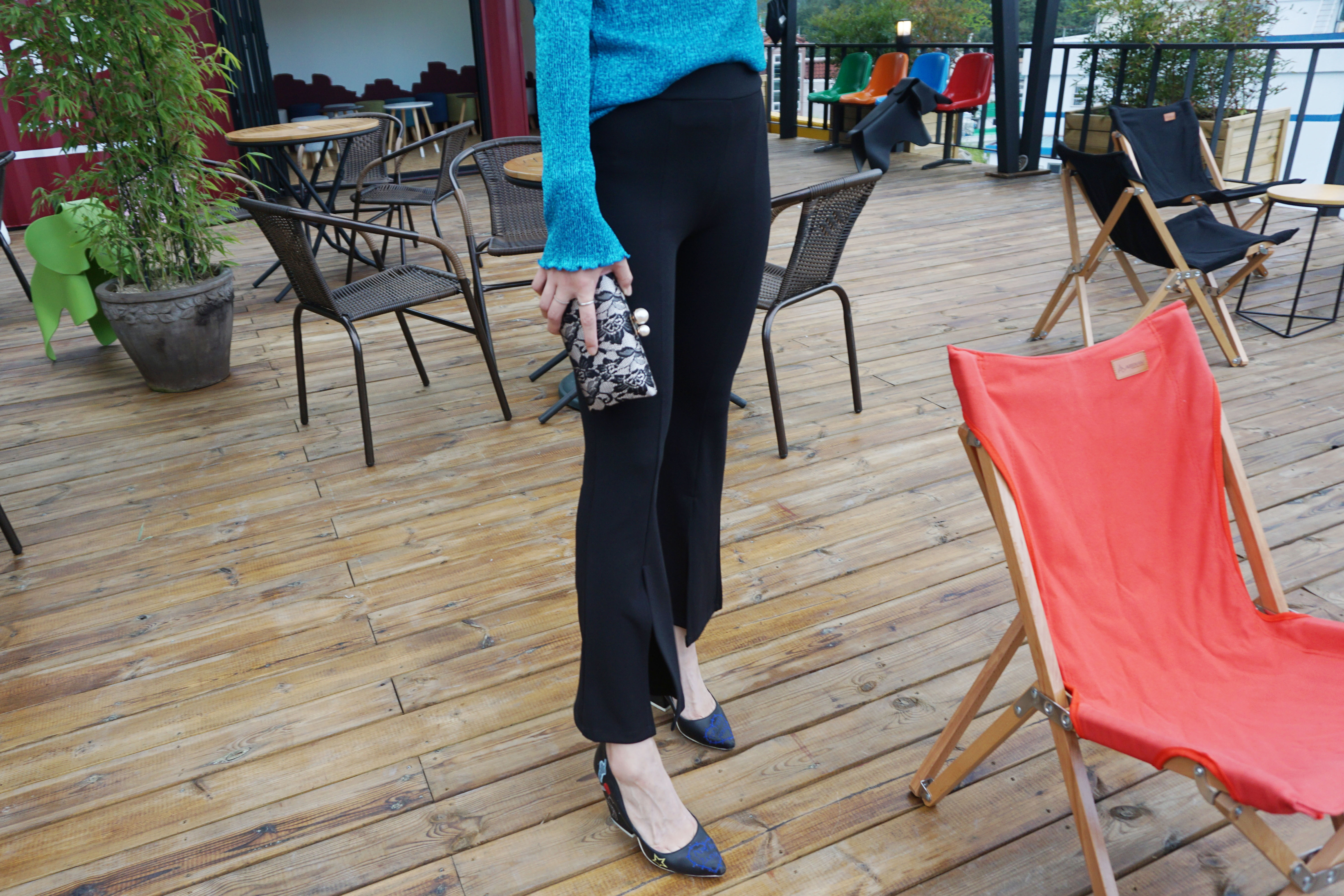 New Women's Pants High West Bending Boots Cut S