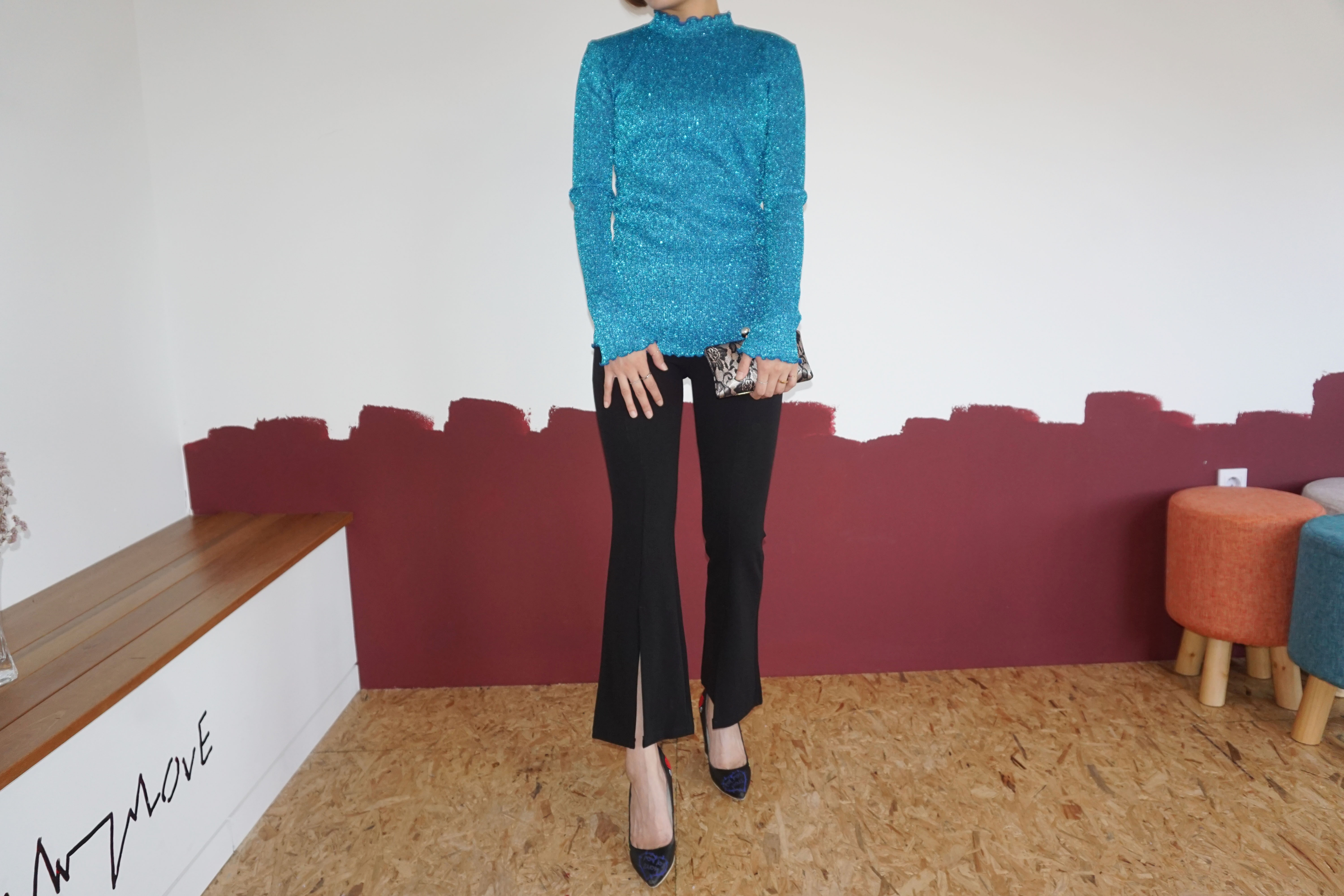 New Women's Pants High West Bending Boots Cut S