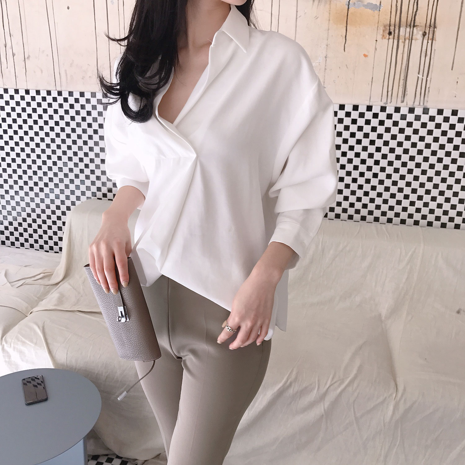 New Women's Pants on Toef Semi-Slacks Autumn Bo