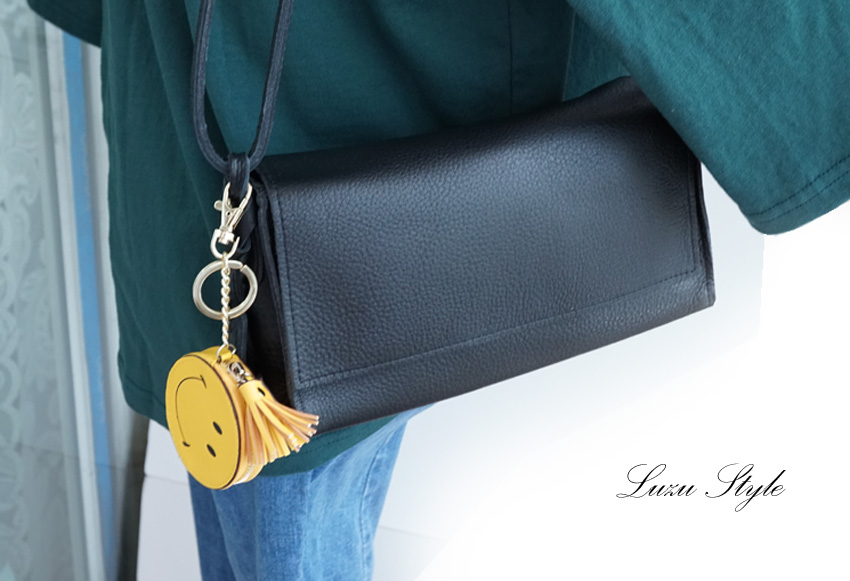 New Cross Mini Back Leather Back Cellphone Wallet 