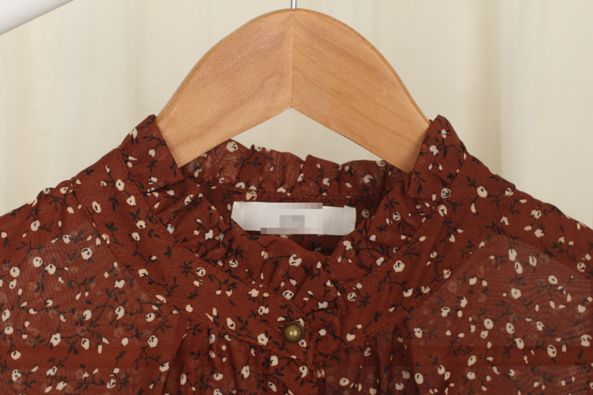 New Women Dress Flower Chiffon Autumn Long Dress R