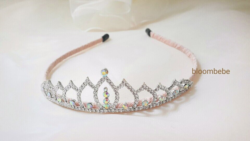 New Tierra Cubic Headband Princess Crown Accessori