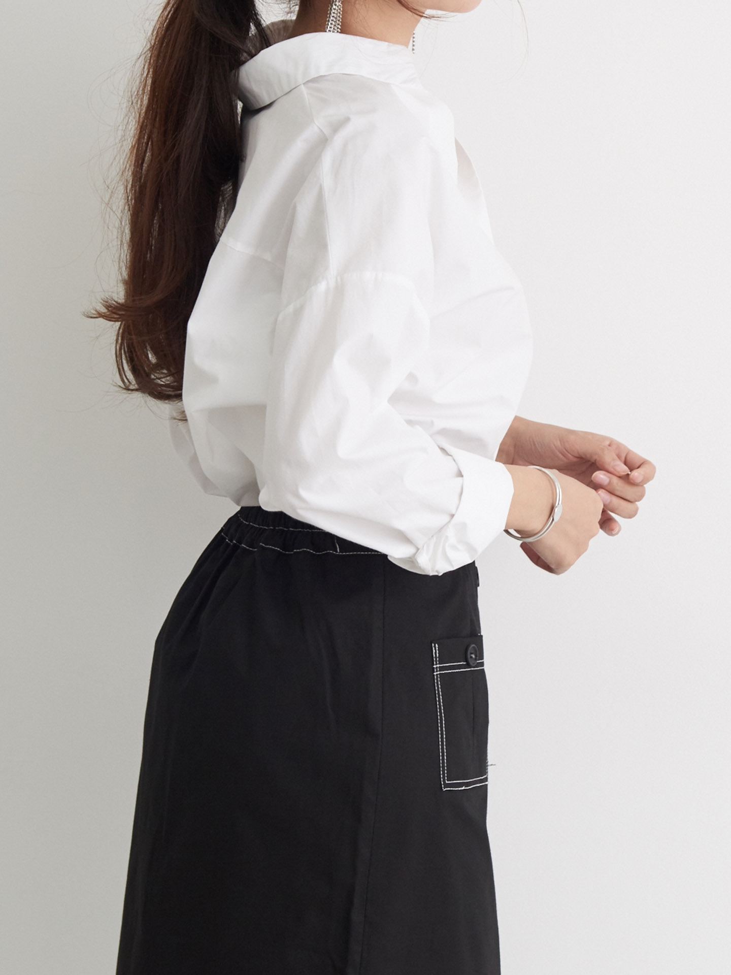 NEW FASHION LADY GIRL Blouse Half Open Blouse Girl