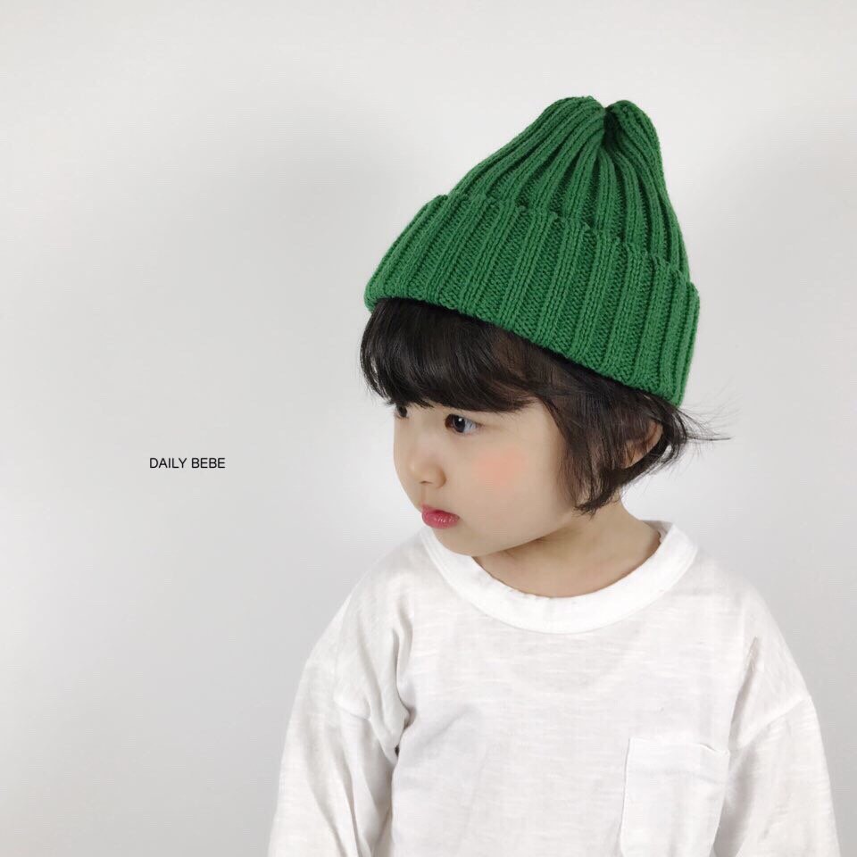 Autumn Child Left Girl Baby Beanie Hat Infant Bust