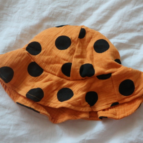 Toddler dotted cap red, yellow, white, green Child