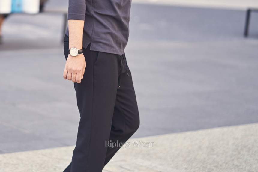 New Men's Pants Men's Bending String Slacks 