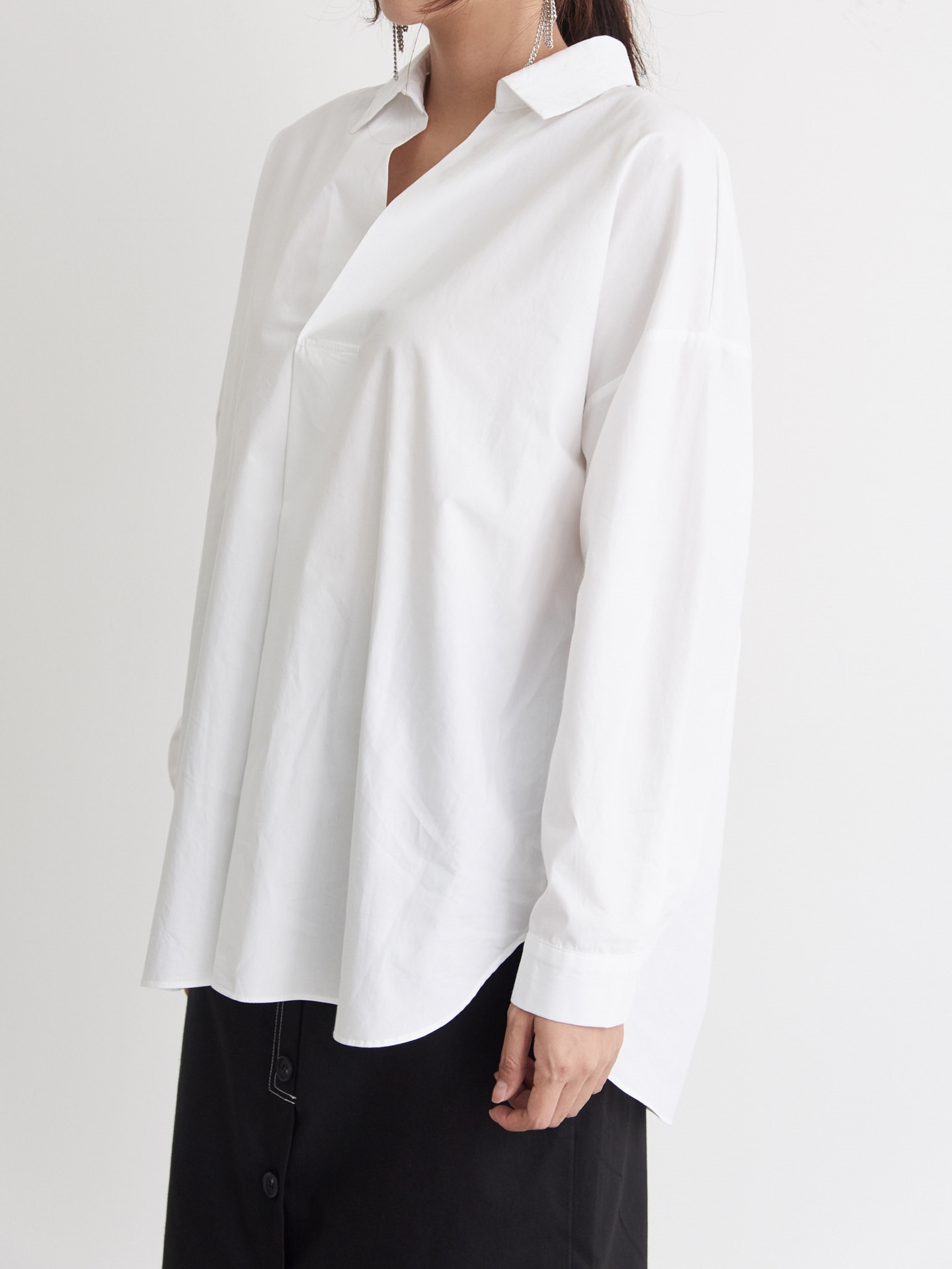 NEW FASHION LADY GIRL Blouse Half Open Blouse Girl