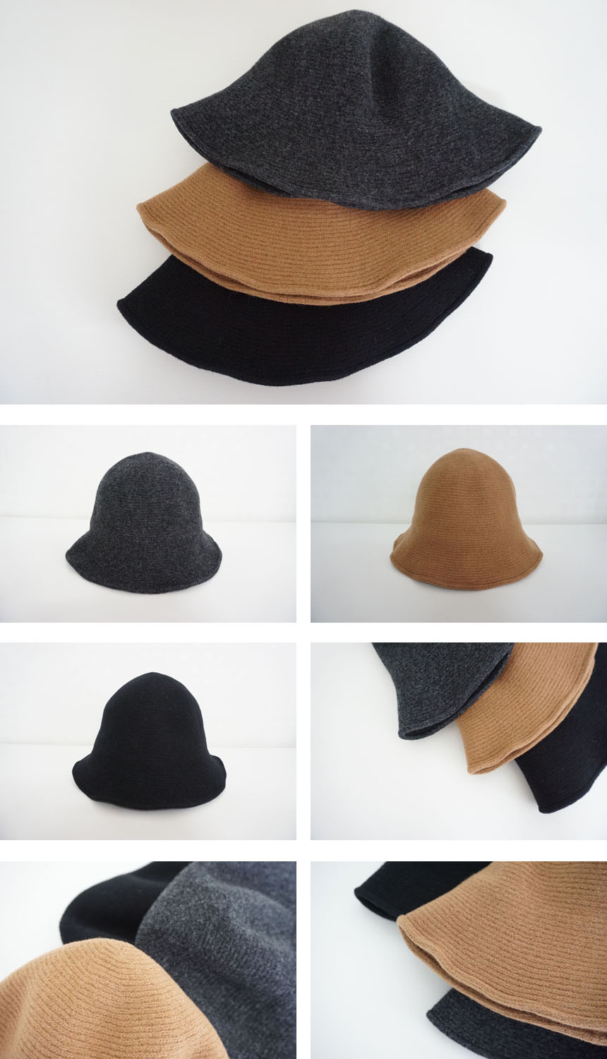 Women Sun Hats DAVINI DABINI knit bucket hat hat 1