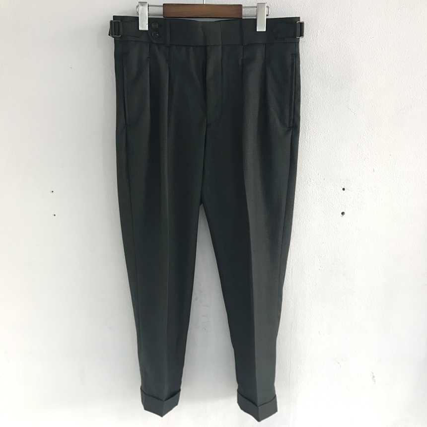 New Men's Pants lapel Gurka Slacks Pants Pants 