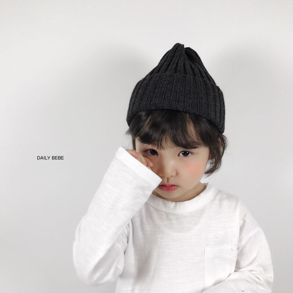 Autumn Child Left Girl Baby Beanie Hat Infant Bust