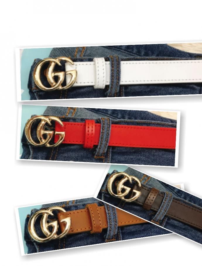 Antique 17 FW GG Cowhide Belt Stylish style Stylis