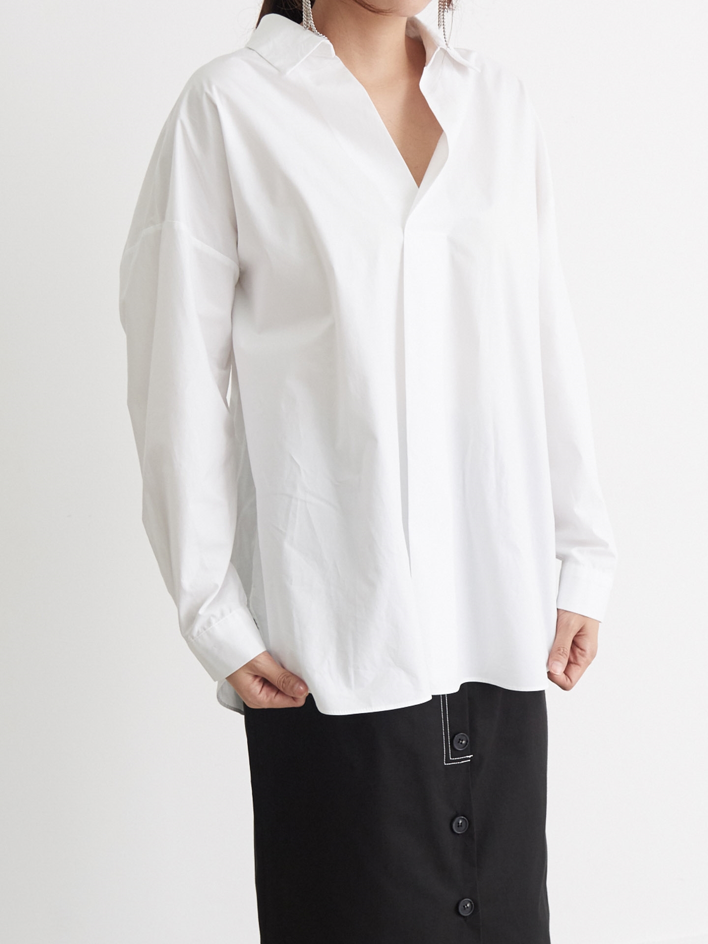 NEW FASHION LADY GIRL Blouse Half Open Blouse Girl