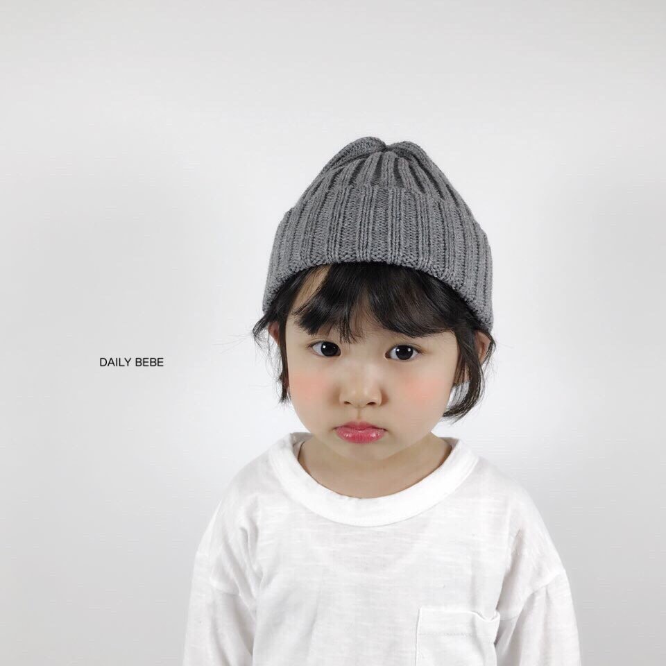 Autumn Child Left Girl Baby Beanie Hat Infant Bust